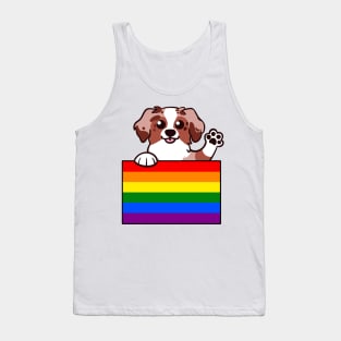 Love is Love Puppy - Red Merle Aussie v2 Tank Top